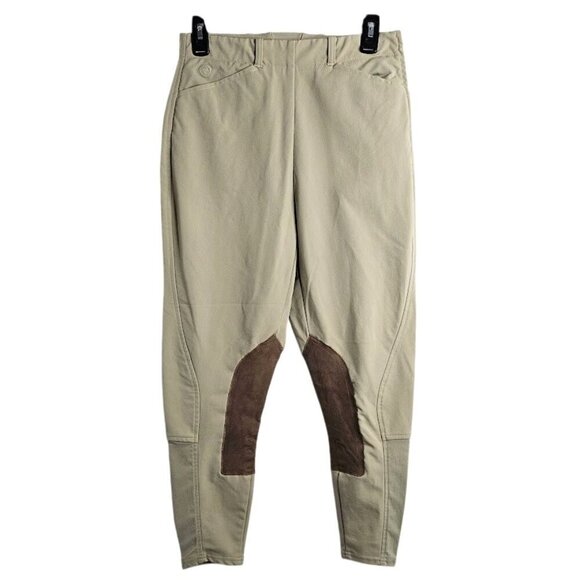 Ariat Pants - NEW ARIAT Women's Knee Patch Breeches Riding Pants size 26 BEIGE TAN Equestrian